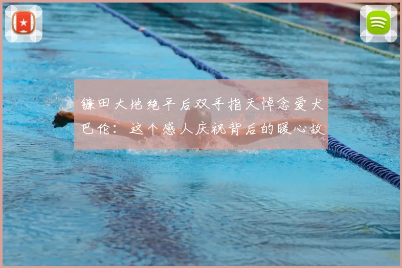 镰田大地绝平后双手指天悼念爱犬巴伦：这个感人庆祝背后的暖心故事